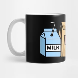 Lunch Milk Apple Mug